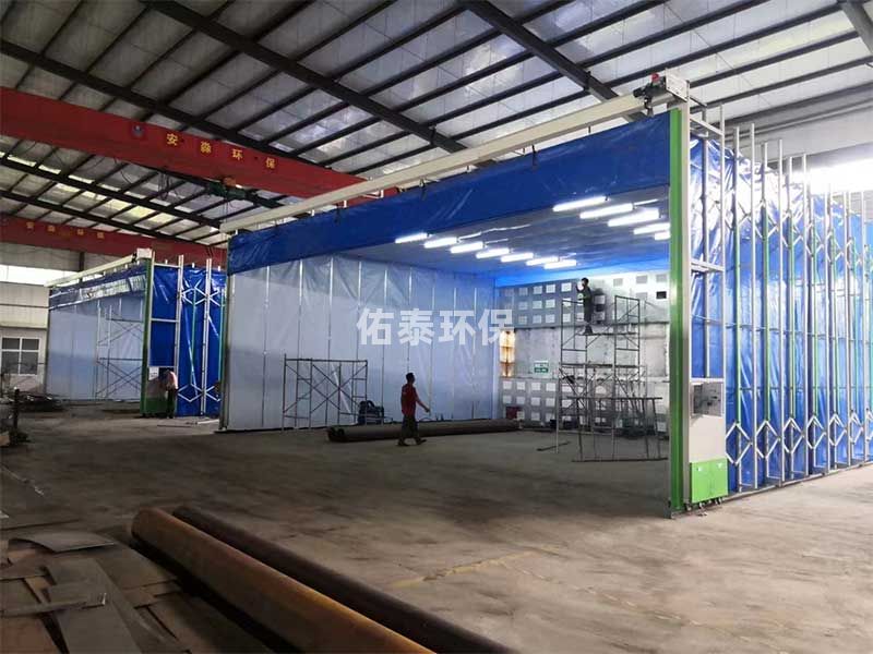 移動伸縮式噴漆房日常使用要注意的問題有哪些？